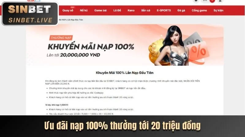 Thưởng nạp lần đầu và lần hai Kuwin